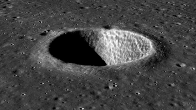 picture of moon's surface