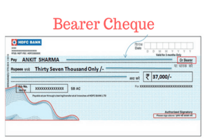 bank cheque