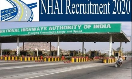 NHAI Recruitment 2020: Apply For 170 Vacancies