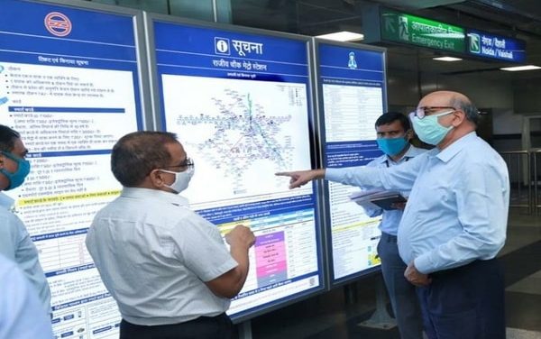 Delhi Metro services may resume as DMRC chief inspects Rajiv Chowk Metro station