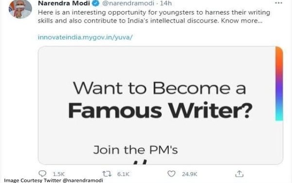 Want to become famous author? Join PM Modi’s mentoring YUVA scheme with a stipend of Rs 50,000