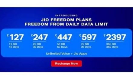 Jio Freedom Plan: Jio launches 5 new prepaid plans with ‘no daily limit’ on data usage