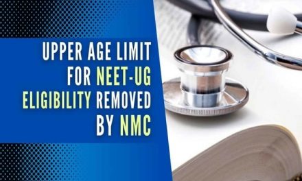 Centre removes upper age limit for NEET UG eligibility