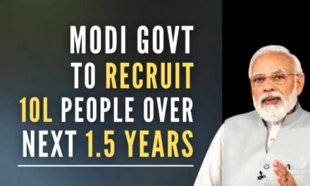 10 lakhs jobs in 1.5 years in mission mode: PM Modi
