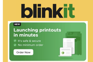 Blinkit Printout services